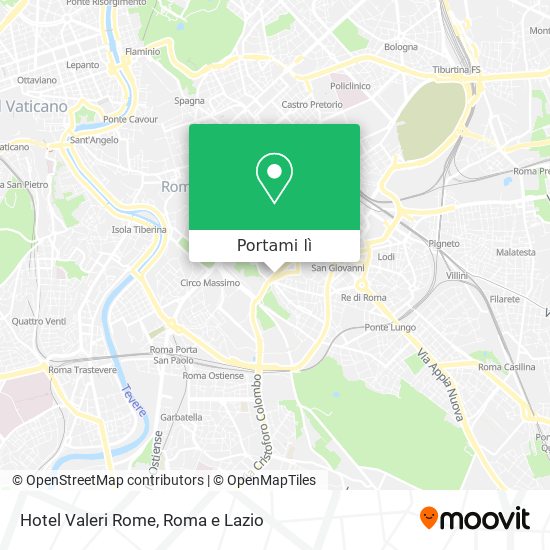 Mappa Hotel Valeri Rome