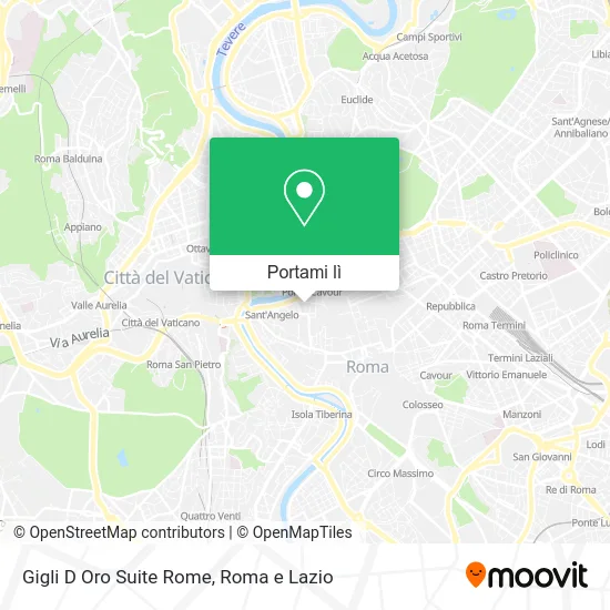 Mappa Gigli D Oro Suite Rome