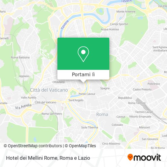 Mappa Hotel dei Mellini Rome