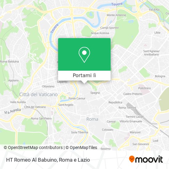 Mappa HT Romeo Al Babuino