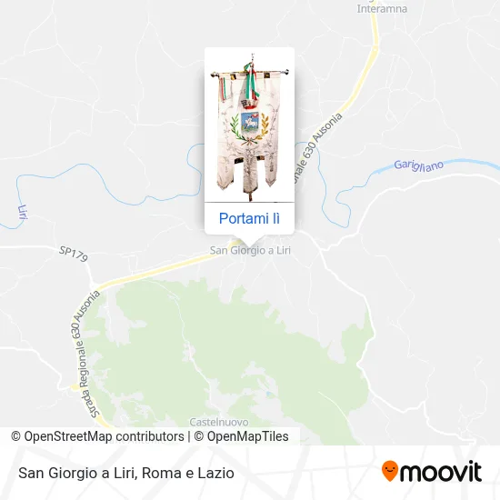 Mappa San Giorgio a Liri