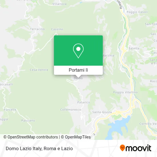 Mappa Domo Lazio Italy