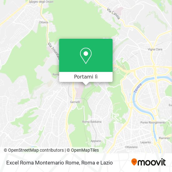 Mappa Excel Roma Montemario Rome