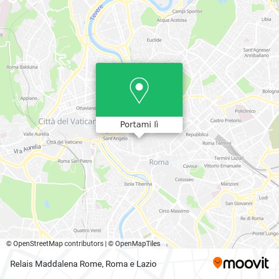 Mappa Relais Maddalena Rome