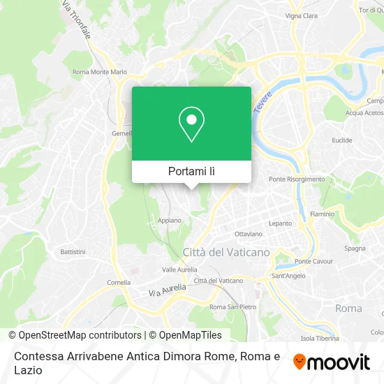 Mappa Contessa Arrivabene Antica Dimora Rome