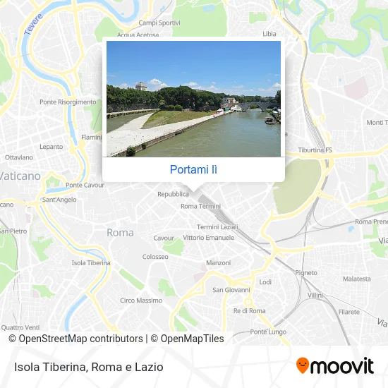 Mappa Isola Tiberina