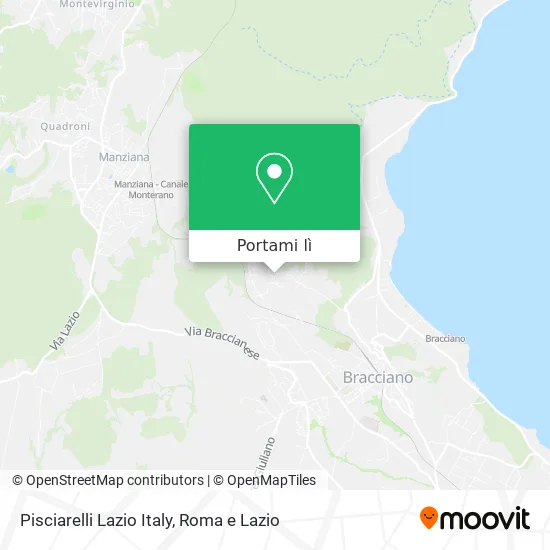Mappa Pisciarelli Lazio Italy