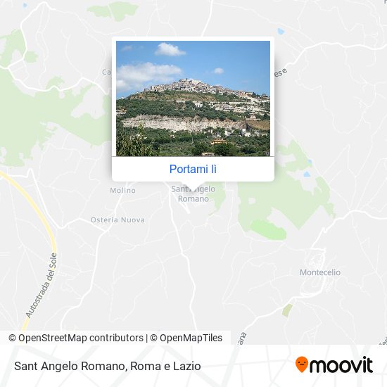 Mappa Sant Angelo Romano