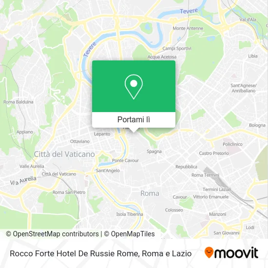 Mappa Rocco Forte Hotel De Russie Rome