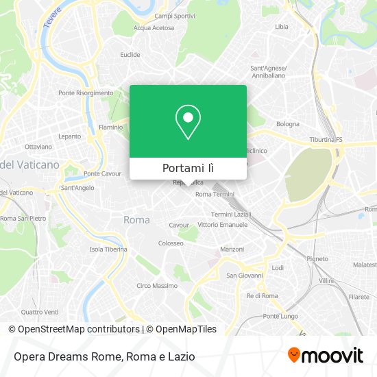 Mappa Opera Dreams Rome