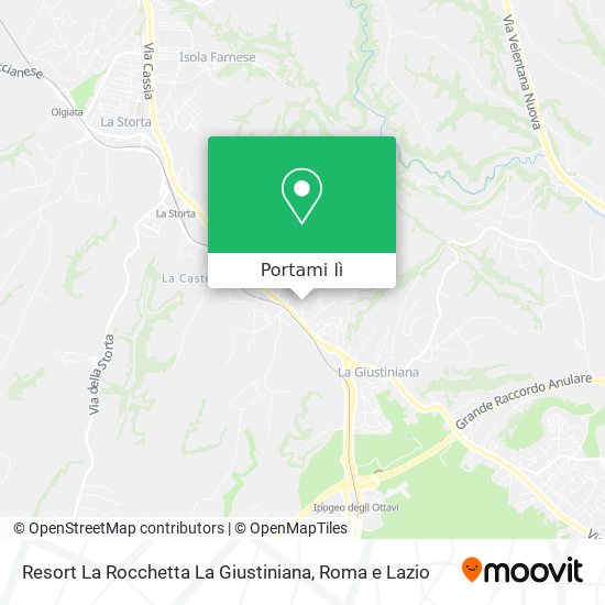 Mappa Resort La Rocchetta La Giustiniana