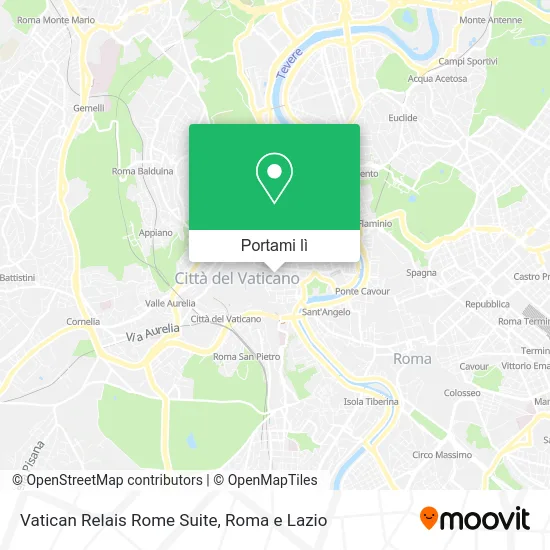 Mappa Vatican Relais Rome Suite