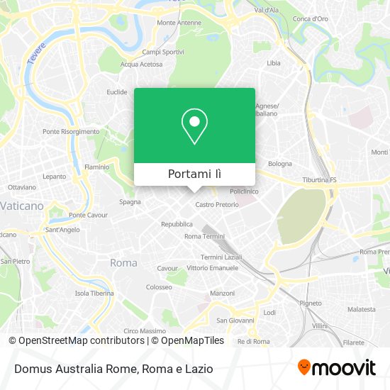 Mappa Domus Australia Rome