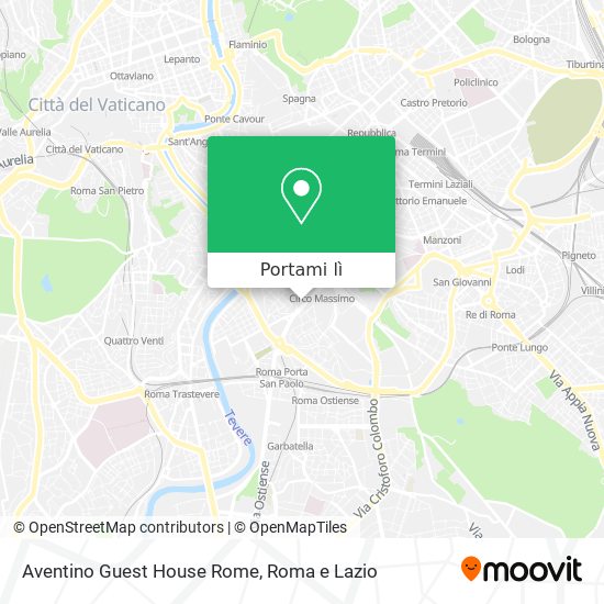 Mappa Aventino Guest House Rome