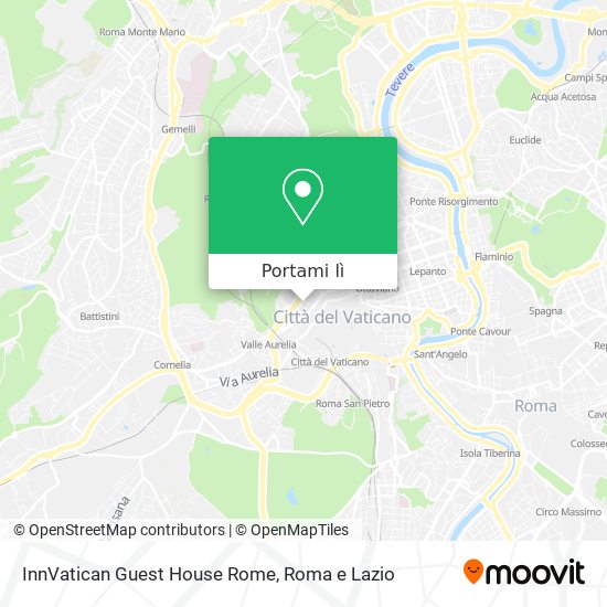 Mappa InnVatican Guest House Rome