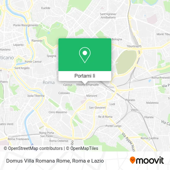 Mappa Domus Villa Romana Rome