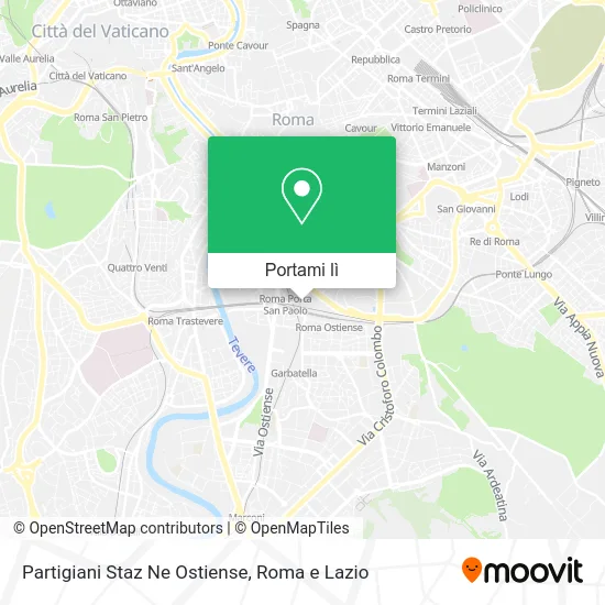 Mappa Partigiani Staz Ne Ostiense