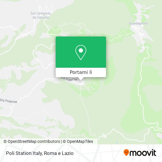 Mappa Poli Station Italy