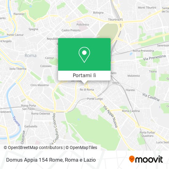 Mappa Domus Appia 154 Rome