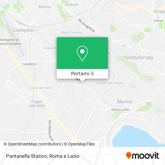 Mappa Pantanella Station