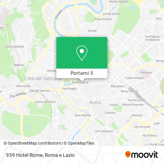 Mappa 939 Hotel Rome