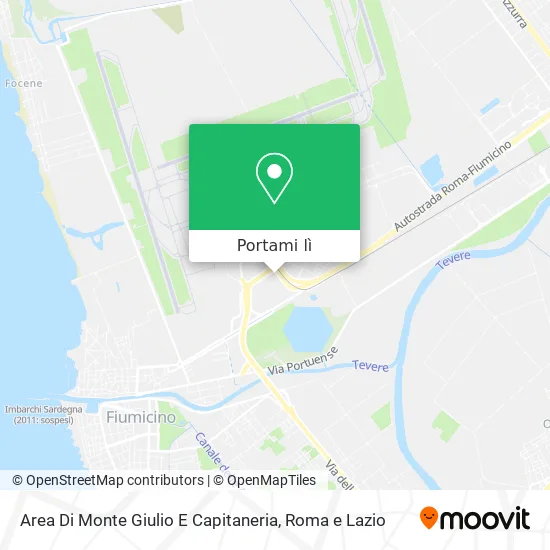 Mappa Area Di Monte Giulio E Capitaneria