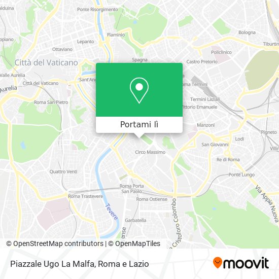 Mappa Piazzale Ugo La Malfa