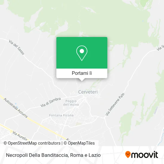 Mappa Necropoli Della Banditaccia