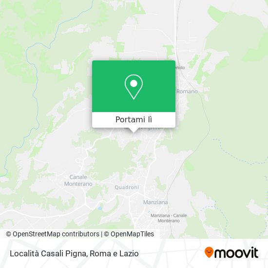 Mappa Località Casali Pigna