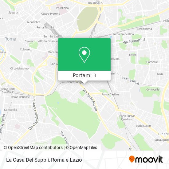 Mappa La Casa Del Supplì