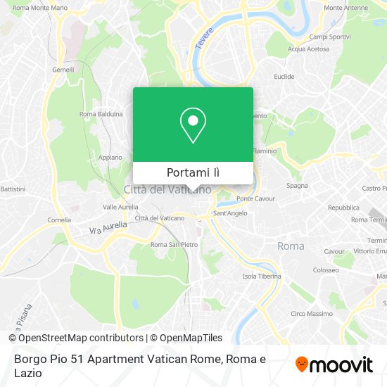 Mappa Borgo Pio 51 Apartment Vatican Rome