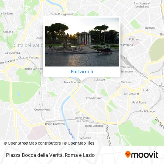 Mappa Piazza Bocca della Verità