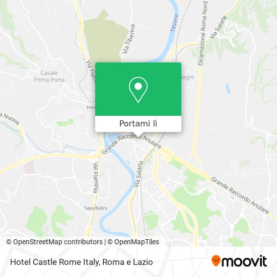Mappa Hotel Castle Rome Italy