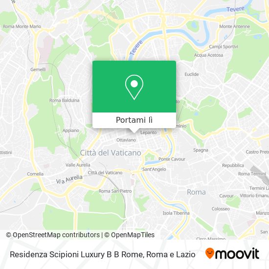 Mappa Residenza Scipioni Luxury B B Rome