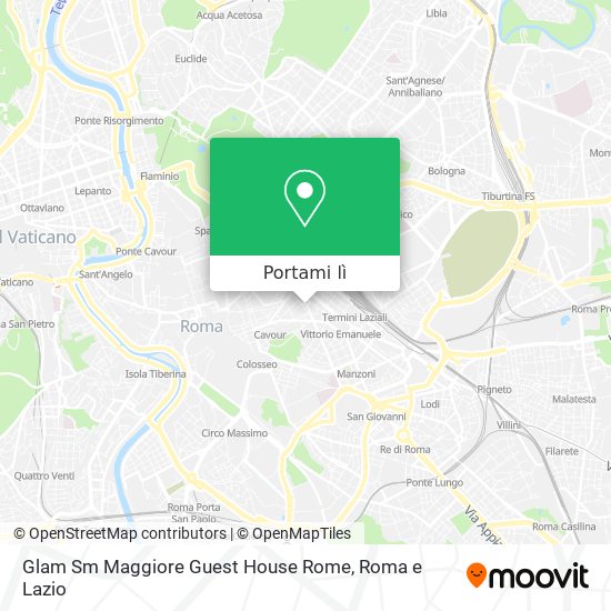 Mappa Glam Sm Maggiore Guest House Rome