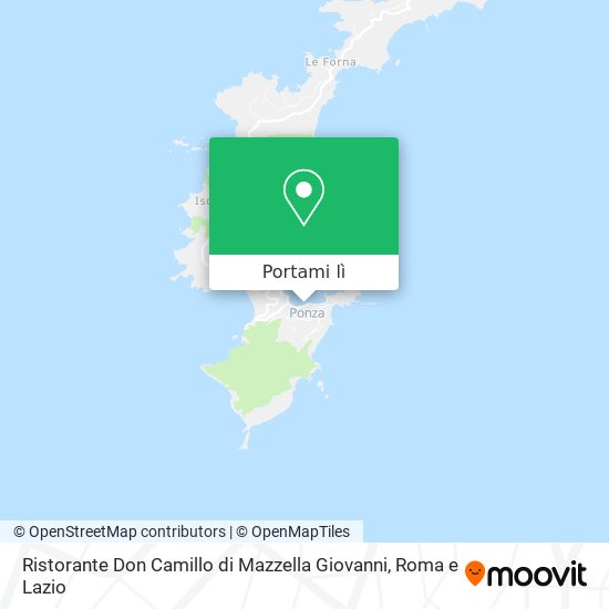 Mappa Ristorante Don Camillo di Mazzella Giovanni