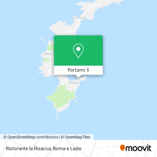 Mappa Ristorante la Risacca