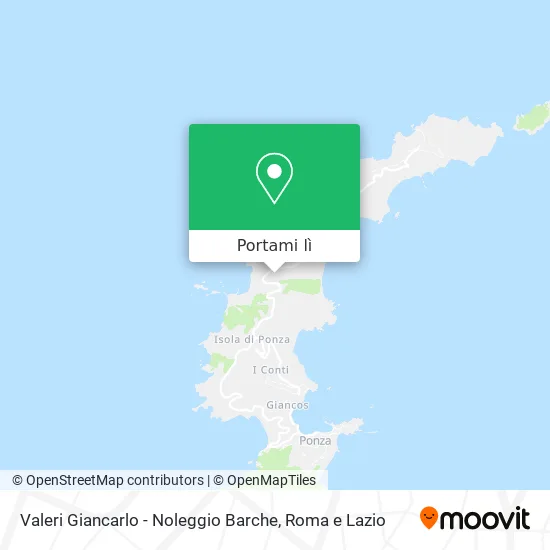 Mappa Valeri Giancarlo - Noleggio Barche