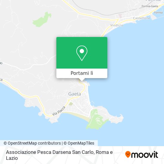 Mappa Associazione Pesca Darsena San Carlo