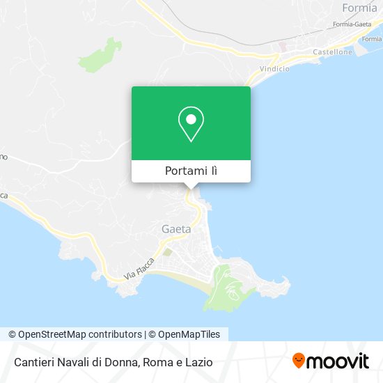 Mappa Cantieri Navali di Donna