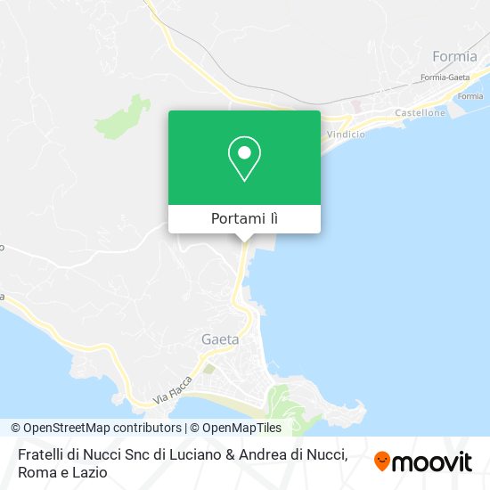 Mappa Fratelli di Nucci Snc di Luciano & Andrea di Nucci