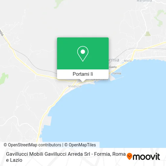 Mappa Gavillucci Mobili Gavillucci Arreda Srl - Formia