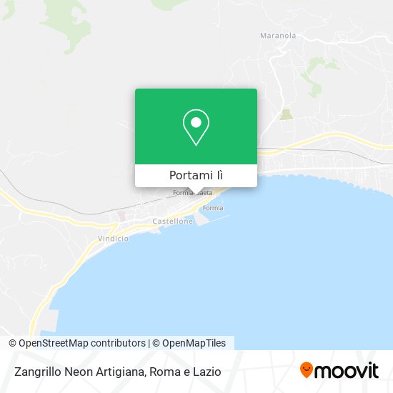 Mappa Zangrillo Neon Artigiana