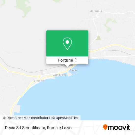 Mappa Decia Srl Semplificata