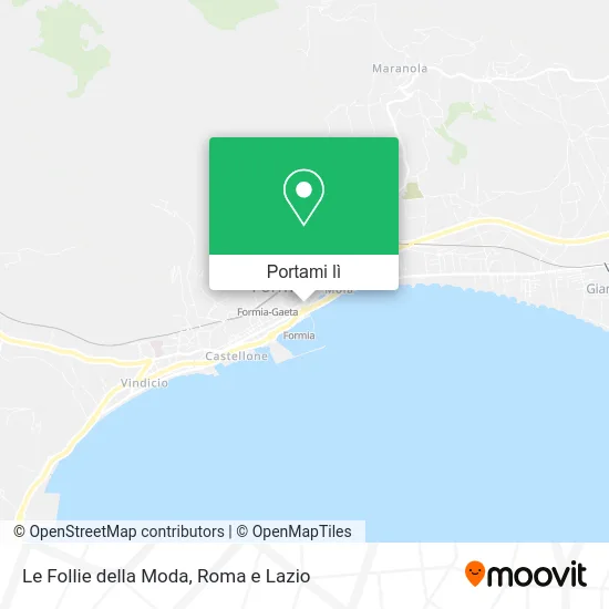 Mappa Le Follie della Moda