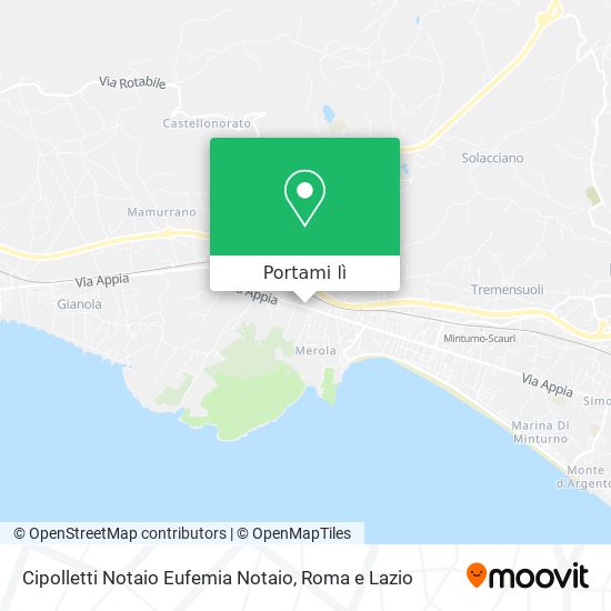 Mappa Cipolletti Notaio Eufemia Notaio