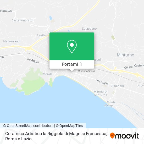 Mappa Ceramica Artistica la Riggiola di Magnisi Francesca