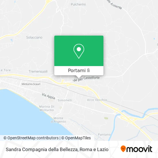 Mappa Sandra Compagnia della Bellezza