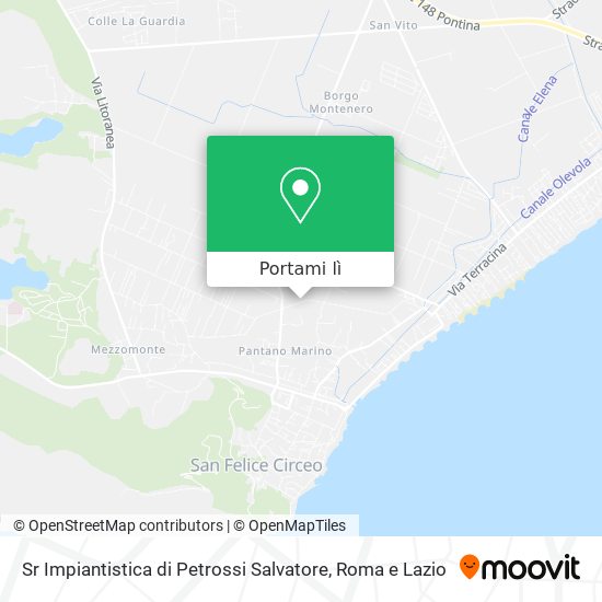 Mappa Sr Impiantistica di Petrossi Salvatore