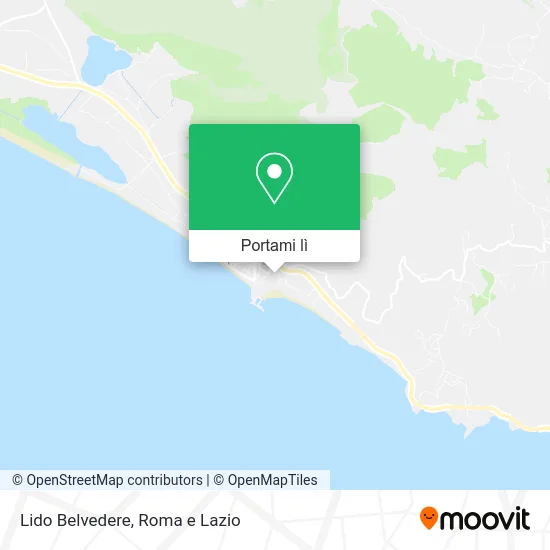 Mappa Lido Belvedere